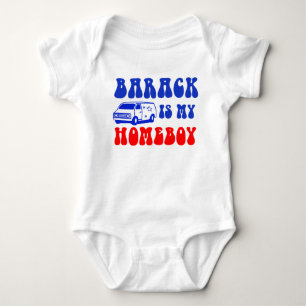 Obama-Baby - Barack ist mein Homeboy Baby Strampler