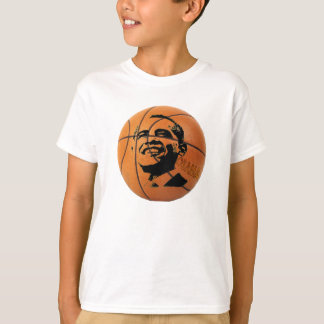 Obama Basketball Kids Ringer-Shirt T-Shirt
