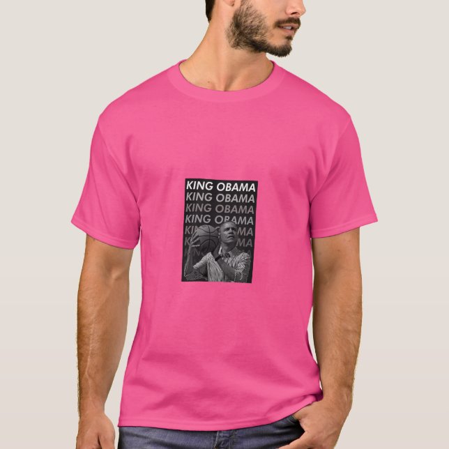 Obama Basketball King T-Shirt (Vorderseite)