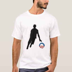Obama-Basketball-Silhouette-T - Shirt