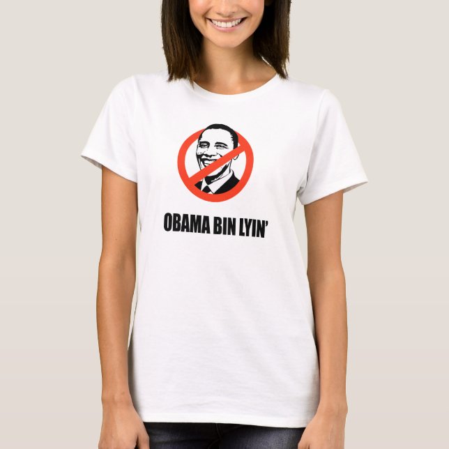 Obama-Behälter lyin T-Shirt (Vorderseite)