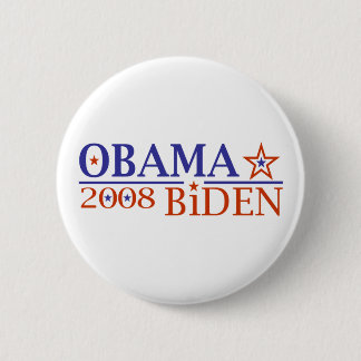 Obama Biden 08 Button