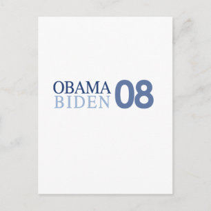 Obama Biden '08 Postkarte