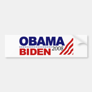 Obama Biden 2008 Autoaufkleber