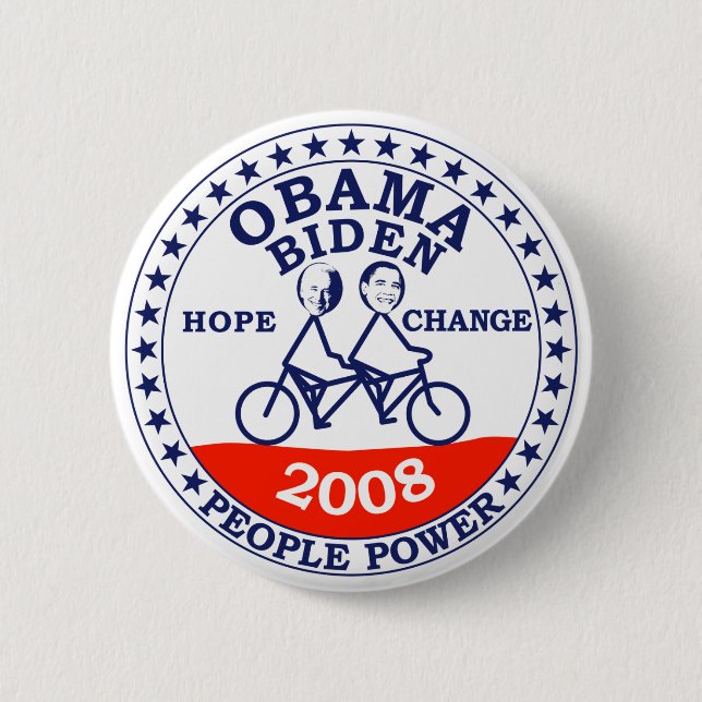 Obama Biden 2008 Button (Vorderseite)