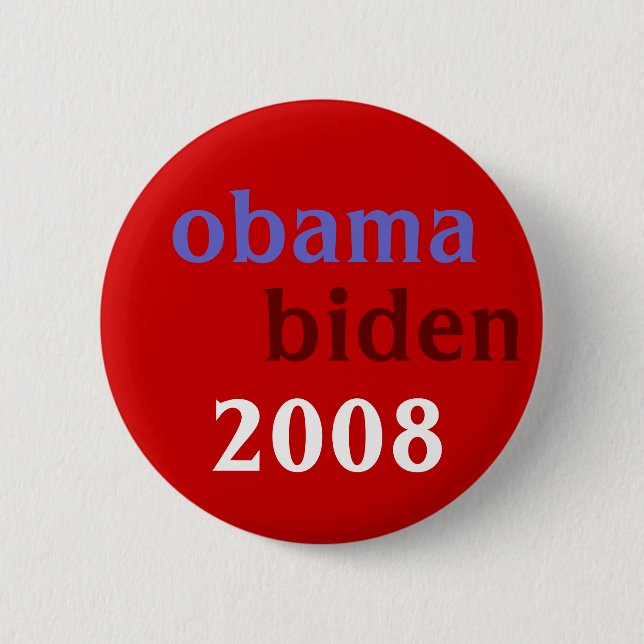 Obama Biden 2008 Button (Vorderseite)