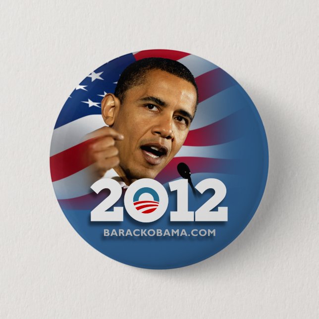 Obama Biden 2012 Button (Vorderseite)