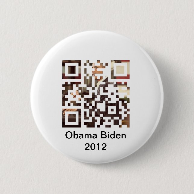 Obama Biden 2012 Button (Vorderseite)