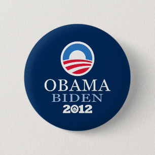 Obama Biden 2012 Button
