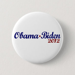 Obama Biden 2012 Button