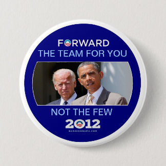 Obama/Biden 2012 Das Team für Sie Button