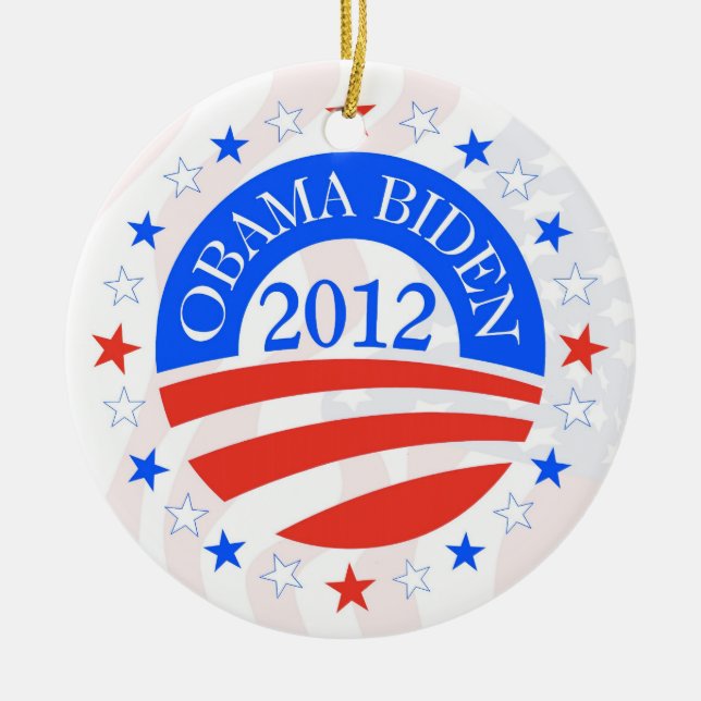 Obama Biden 2012 Keramikornament (Vorne)