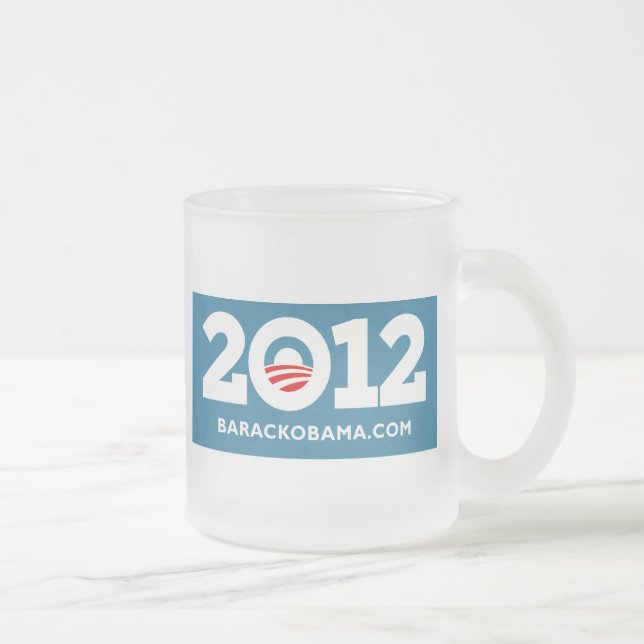 Obama Biden 2012 Mattglastasse (Rechts)