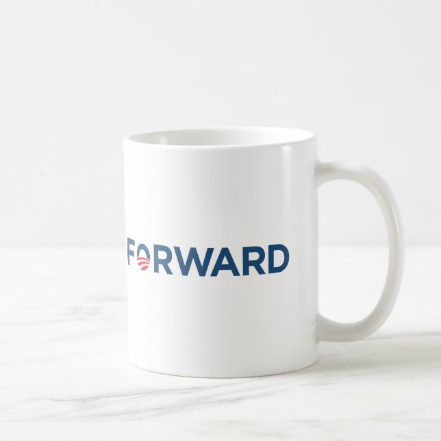 Obama Biden 2012 vorwärts (dunkelblau) Tasse (Rechts)