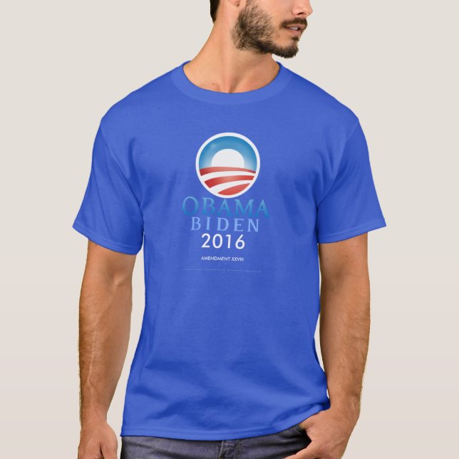 Obama Biden 2016 T-Shirt (Vorderseite)