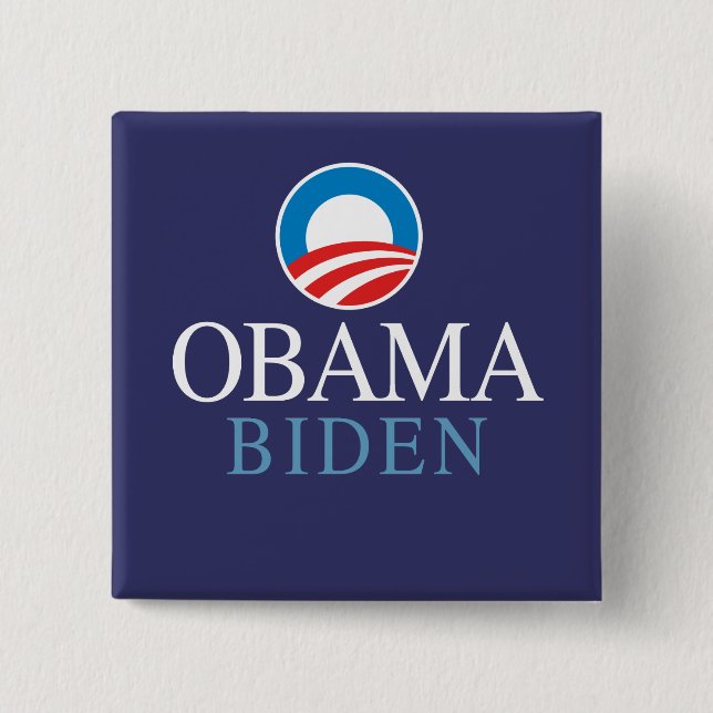 Obama Biden Button (Vorderseite)