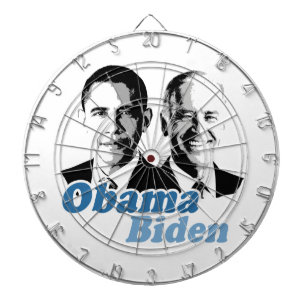 OBAMA BIDEN GEGEN - .PNG DARTSCHEIBE