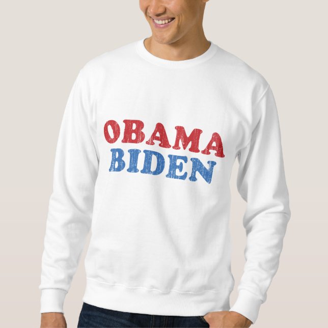 Obama Biden Grunge Sweatshirt (Vorderseite)