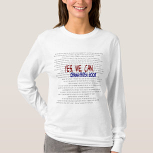 Obama/Biden - ja können wir Rede T-Shirt