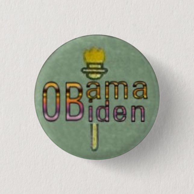 Obama/Biden kleiner Knopf Button (Vorderseite)