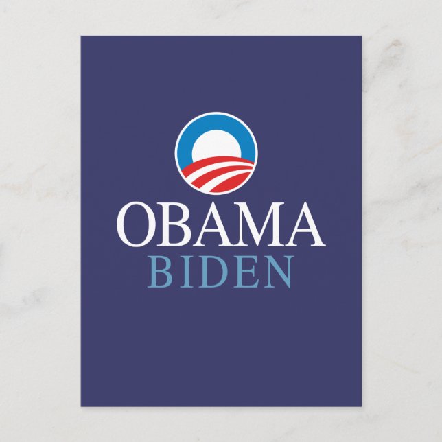 Obama Biden Postkarte (Vorderseite)