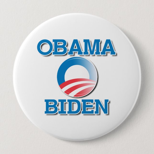 OBAMA BIDEN ZWEI NAMEN -.pnng Button (Vorderseite)