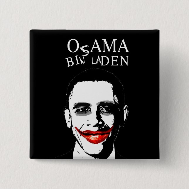 OBAMA BIN BIDEN BUTTON (Vorderseite)