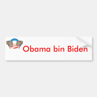 Obama-bin Biden greift unten ab Autoaufkleber