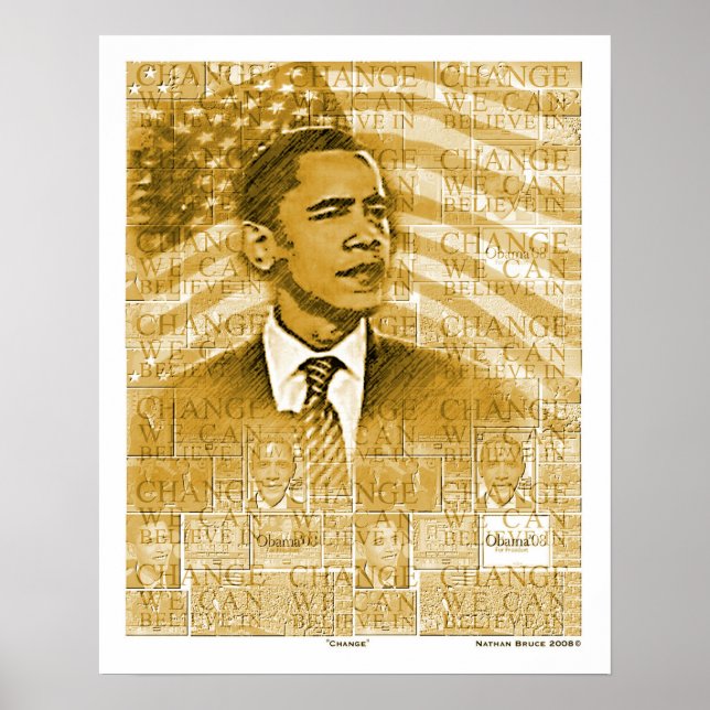 Obama "Change" Poster (Vorne)