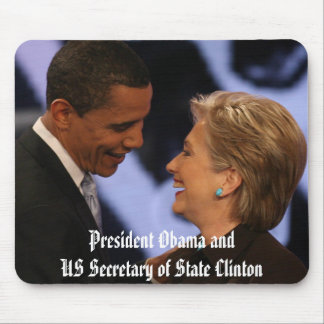Obama- - Clinton-Einweihungs-Andenken Mousepad