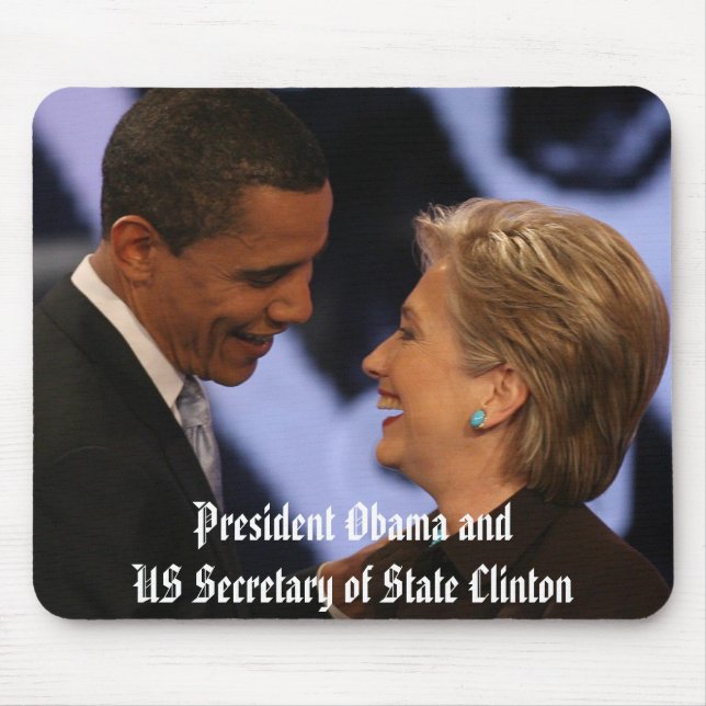Obama- - Clinton-Einweihungs-Andenken Mousepad (Vorne)