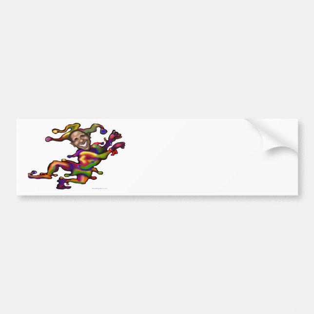 Obama Clown Autoaufkleber (Vorne)