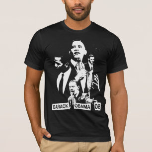 Obama-Collage durch akamundo mit Text T-Shirt