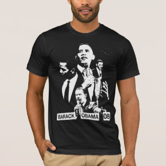 Obama-Collage durch akamundo mit Text T-Shirt