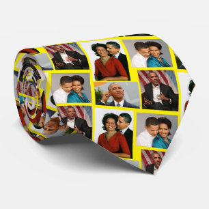 OBAMA COLLAGE KRAWATTE