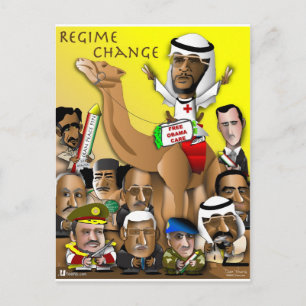 Obama Crude Policy Postkarte