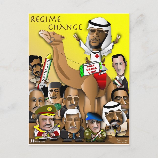 Obama Crude Policy Postkarte (Vorderseite)