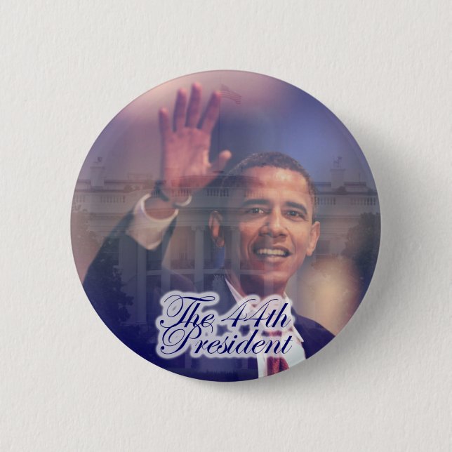 Obama: Der 44. Präsident Button (Vorderseite)