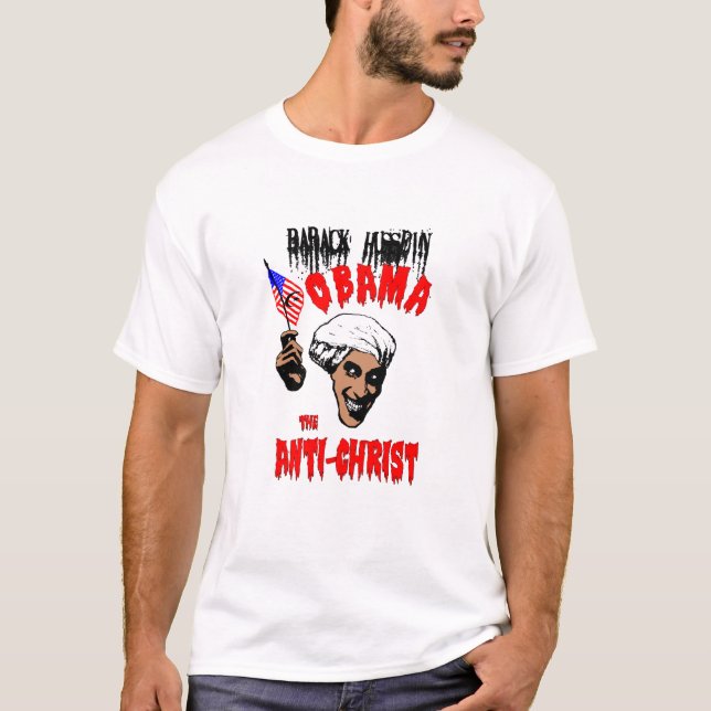 Obama der Antichrist-T - Shirt (Vorderseite)