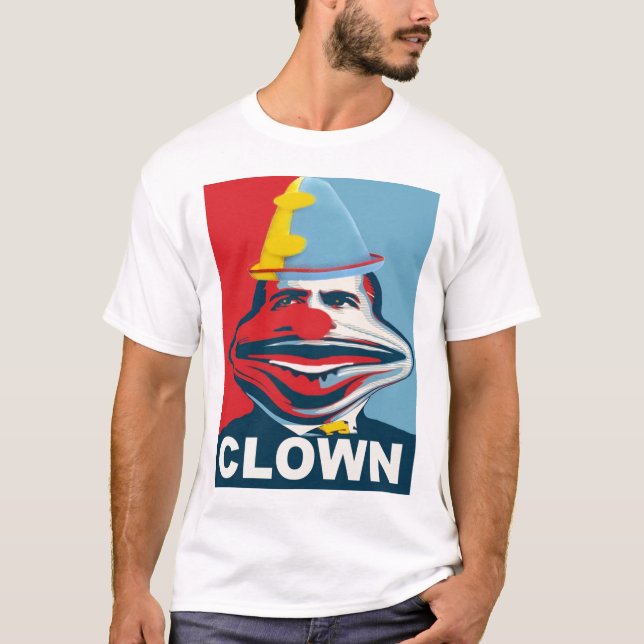Obama der Clown T-Shirt (Vorderseite)