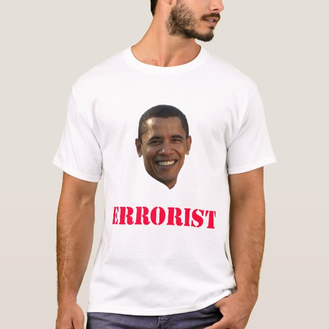 Obama der Errorist T - Shirt (Vorderseite)