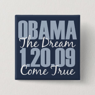 Obama Der Traum wird wahr Button