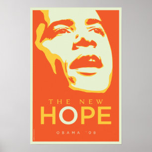 OBAMA: Die neue Hoffnung_Orange Poster