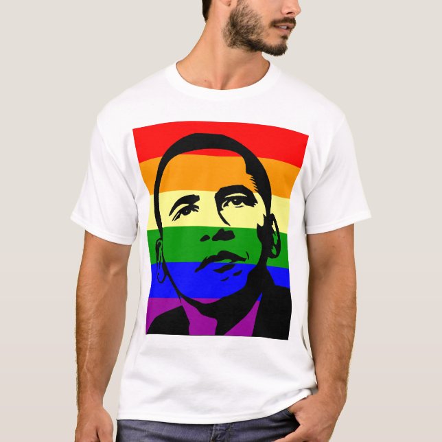 "Obama-Ehe-Unterstützung " T-Shirt (Vorderseite)