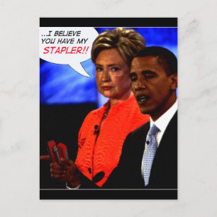 Obama - Ein Freund Postkarte