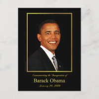 Obama Einladung Postkarte