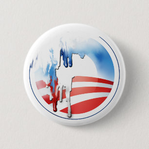 Obama-Einschmelzenknopf Button