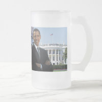 Obama Einweihung 2009 - Mattierte Tasse