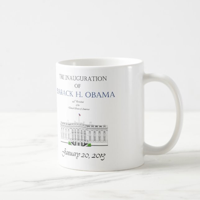 Obama-Einweihung 2013 Tasse (Rechts)