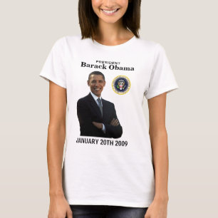 Obama Einweihung Ladys Long-Ärmel-T-Shirt T-Shirt